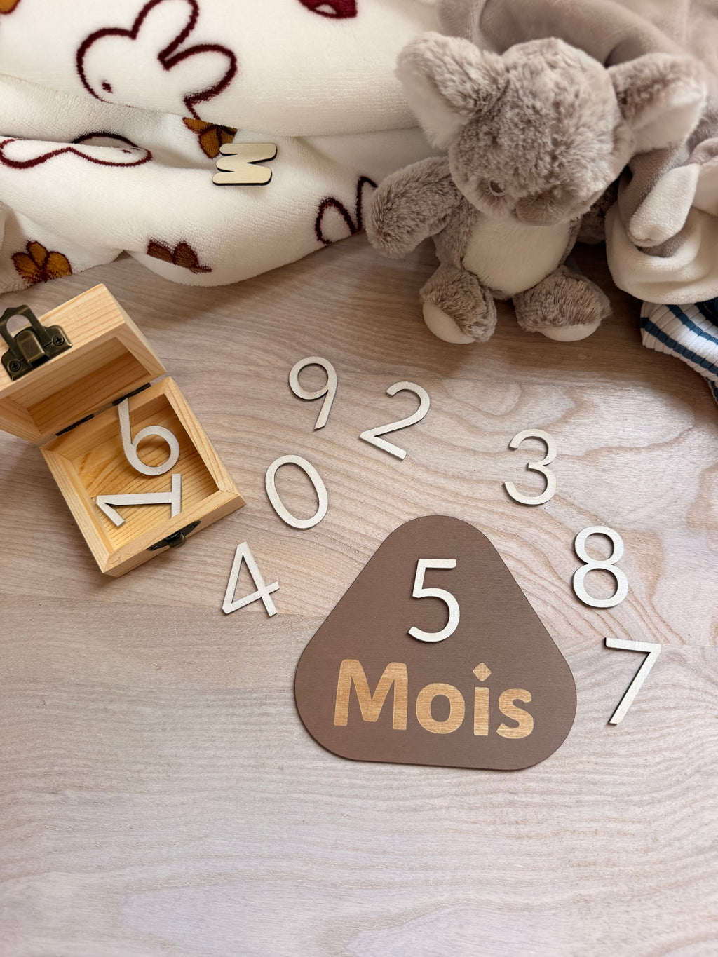 Le Coffret "Petits Pas" - Ensemble d'Étapes Bébé en Bois