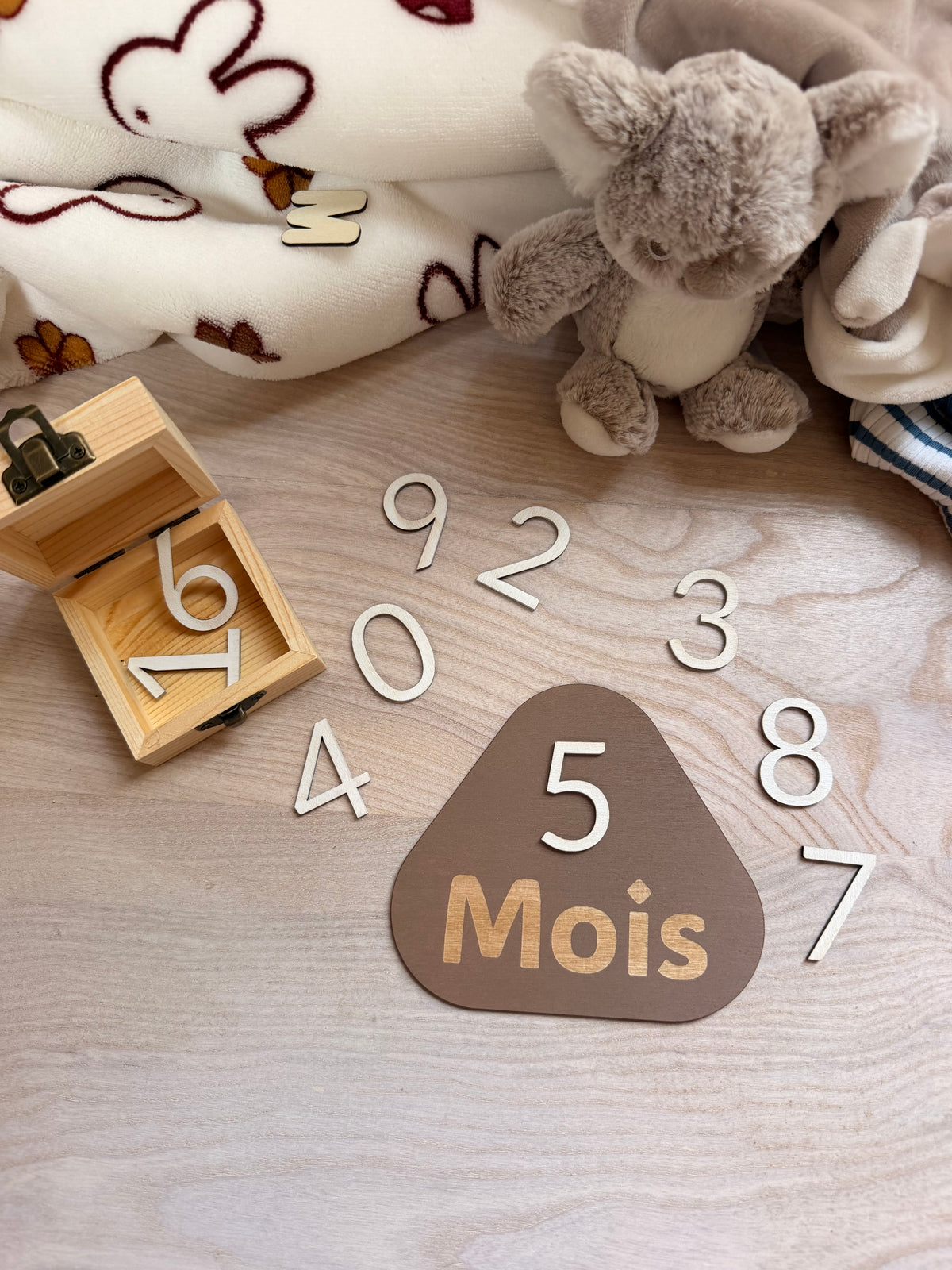 Le Coffret "Petits Pas" - Ensemble d'Étapes Bébé en Bois