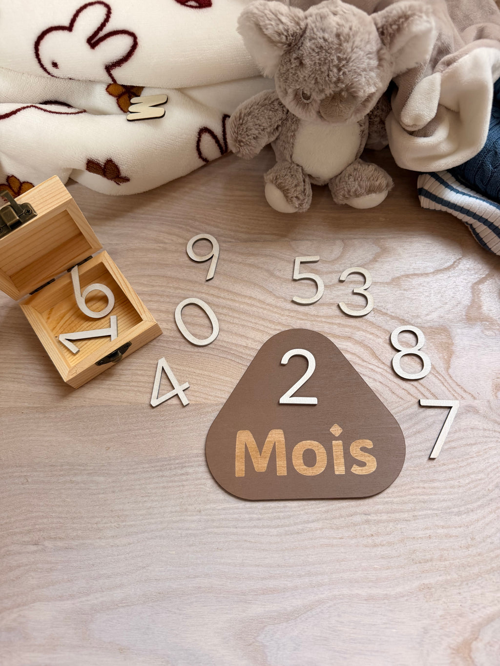 Le Coffret "Petits Pas" - Ensemble d'Étapes Bébé en Bois