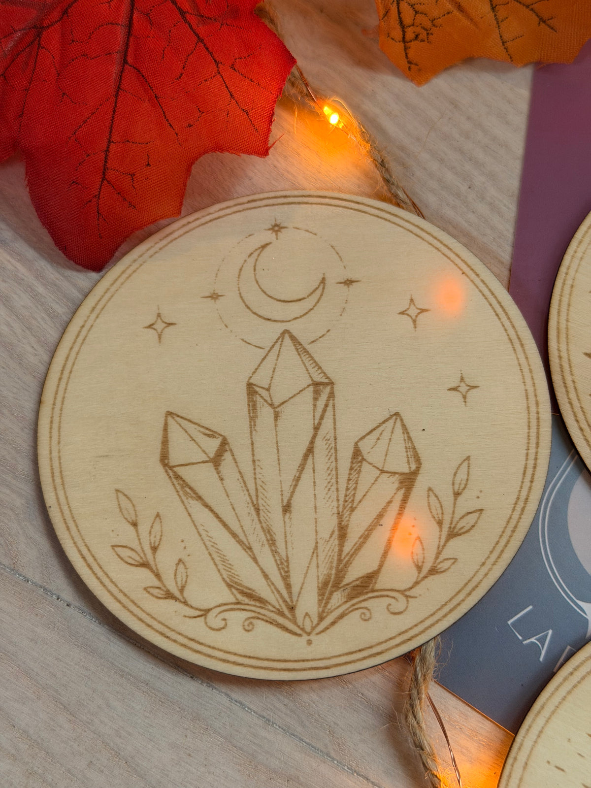 Set 5 sous verres ésotériques