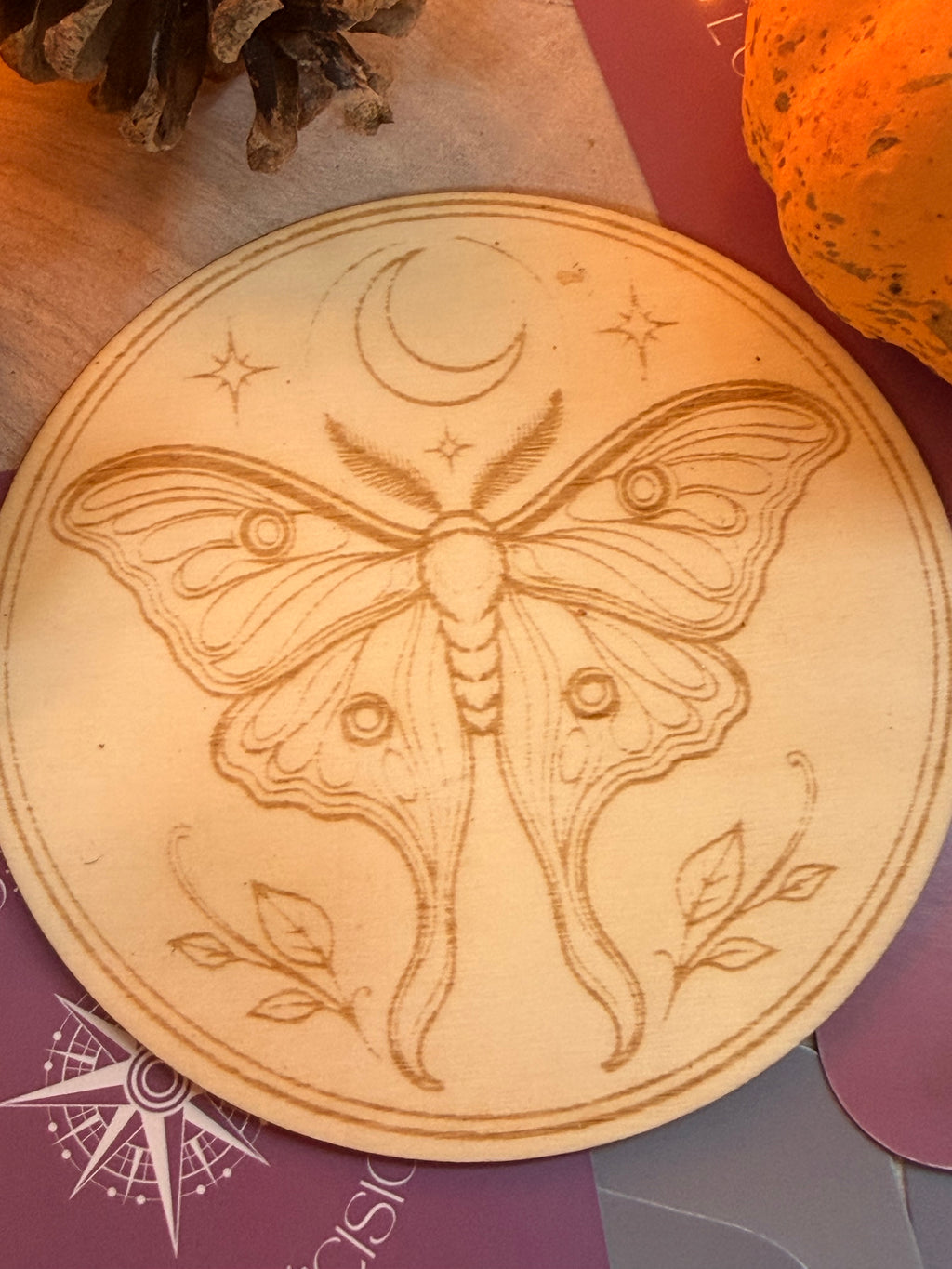 Set 5 sous verres ésotériques