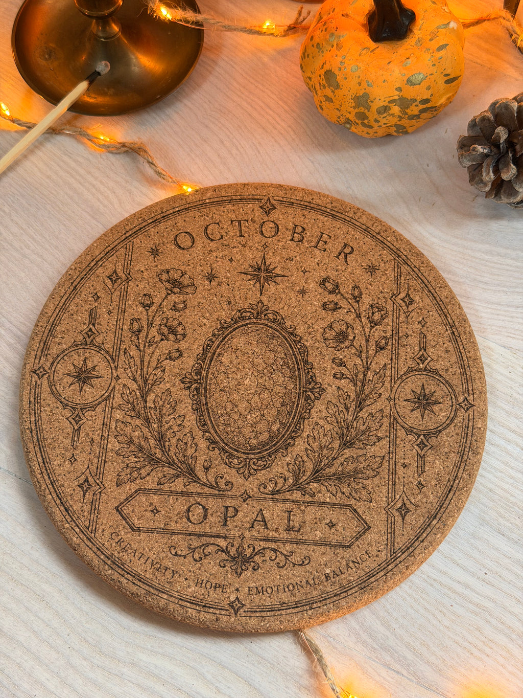 Dessous de Plat mensuel "Aura Minérale"