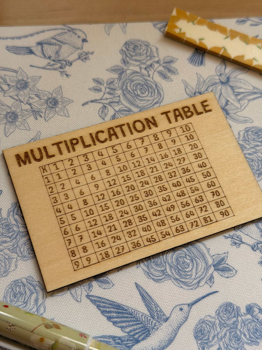 L'Abacus-Bois – Table de Multiplication Gravée