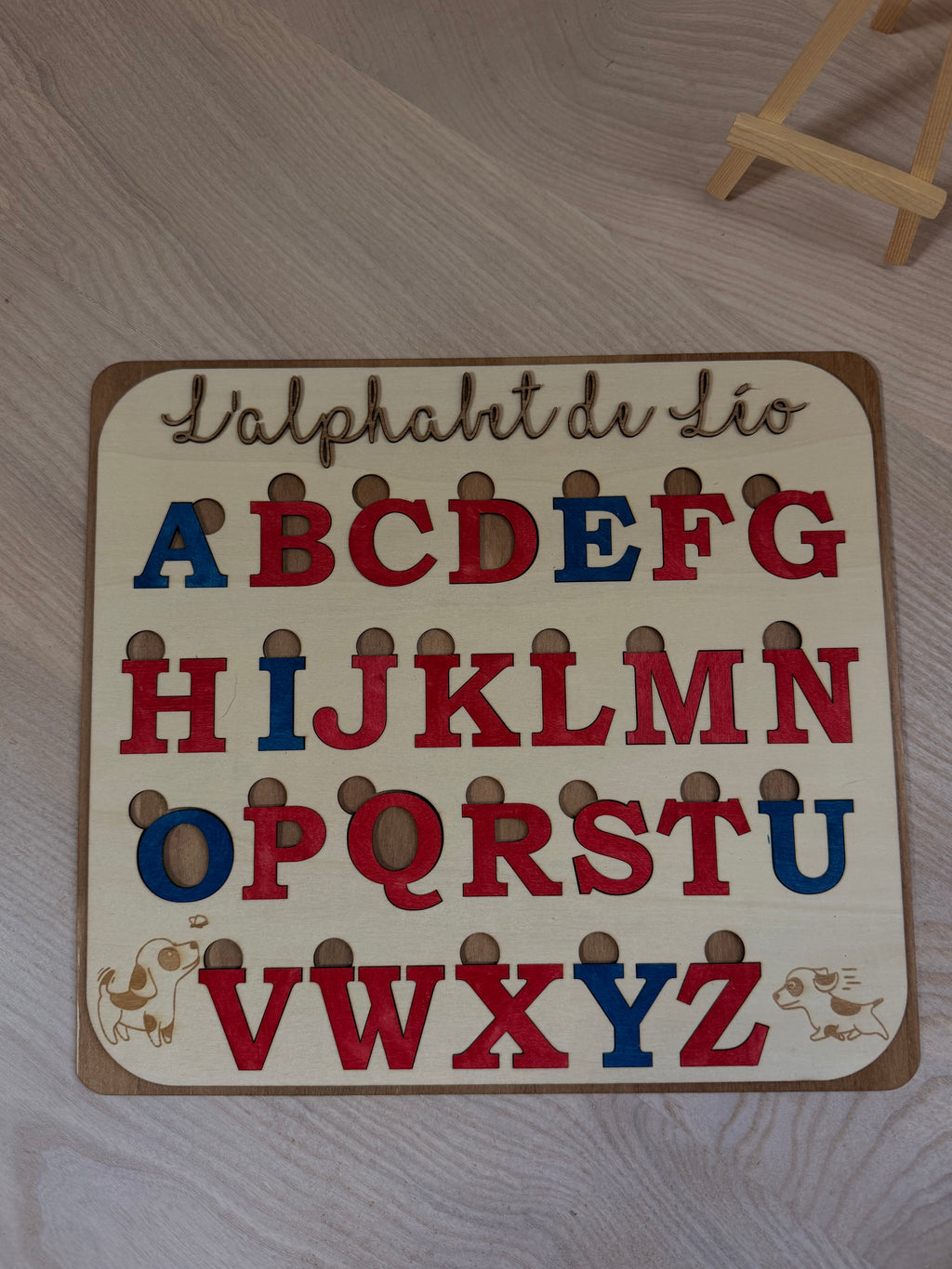 Puzzle Éducatif de l'Alphabet en Bois – Personnalisable