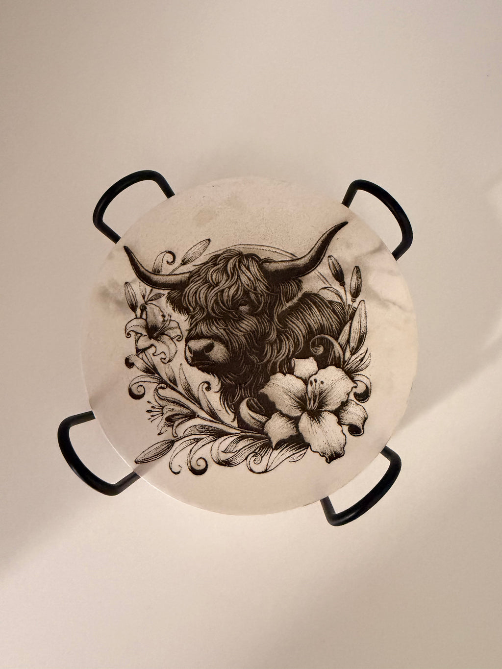 Sous verre Vaches Highland