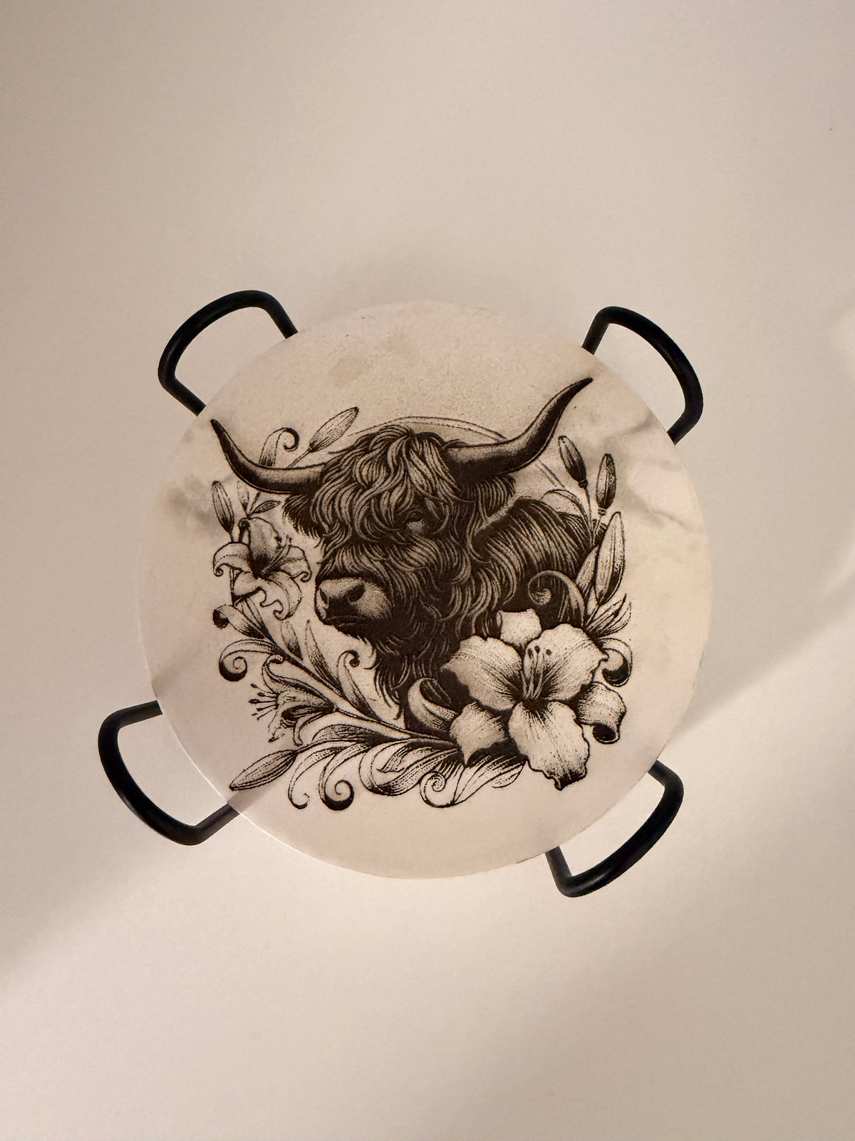 Sous verre Vaches Highland
