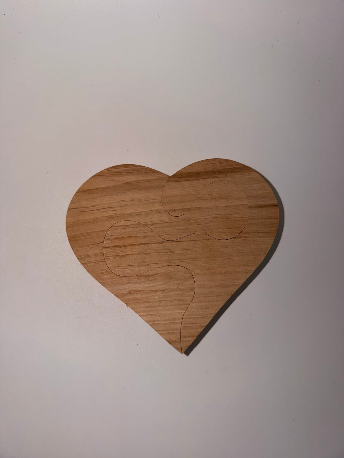 Sculpture Murale ou à Poser "Cœur Puzzle"